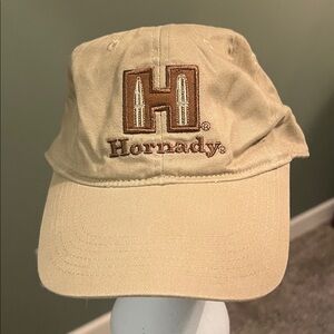 Hornady Tan Embroidered Logo Outdoor Cap